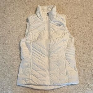 The North Face Women's White Quilted Vest